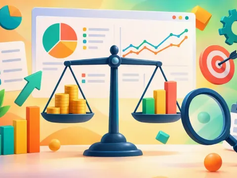 Confronto tra budget e risultati reali con grafici, indicatori di performance e strumenti di controllo di gestione.